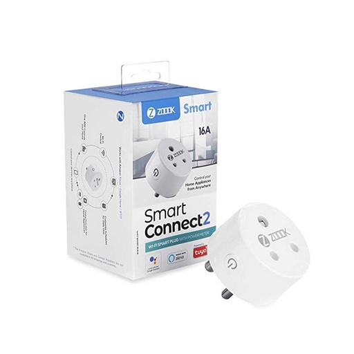 Zoook Smart Connect2 16A Wi-Fi Smart Plug with Power Meter