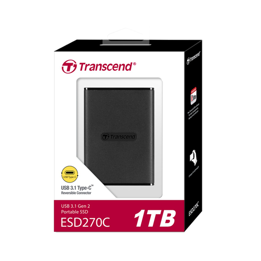 [TS1TESD270C] Transcend 1TB Portable SSD 3.1